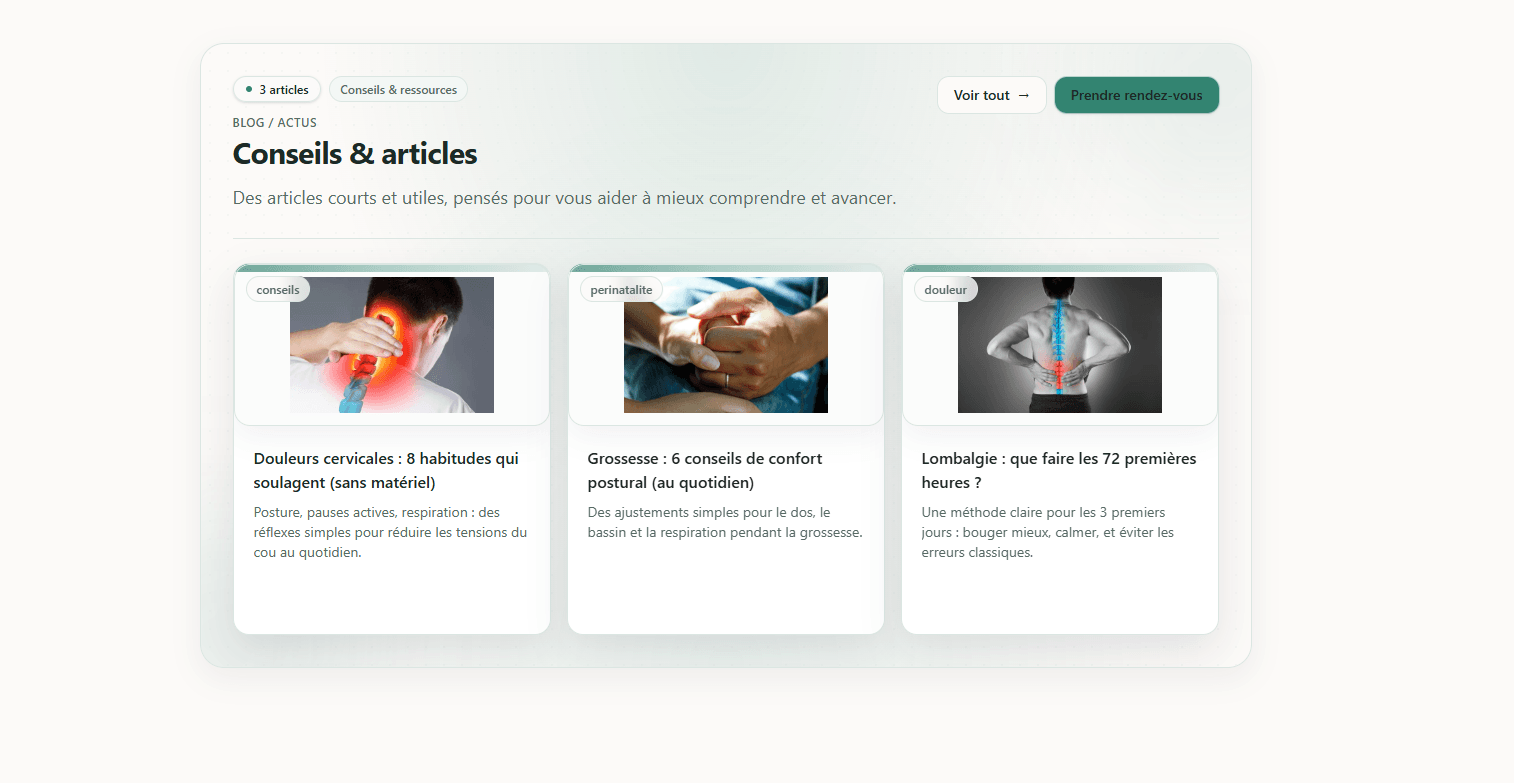Articles - SEO et crédibilité